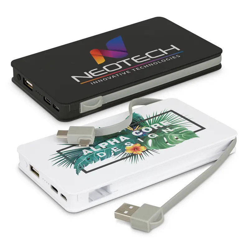 Jarvis 5k Wireless Charging Power Bank – Powerbanks – available in black, white colours