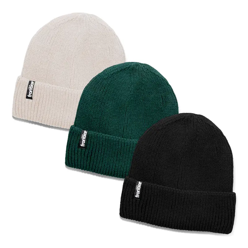 Frontier Ridge Beanie – Beanies – available in beige, black, green colours