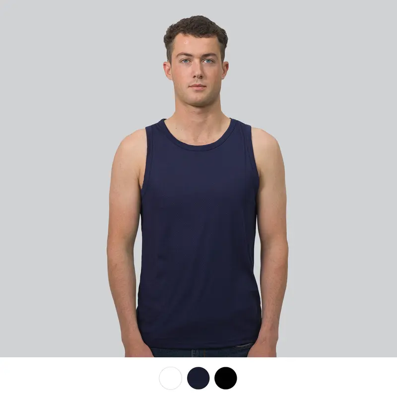 TRENDSWEAR Agility Mens Sports Tank Top – T Shirts – available in black, blue, white colours