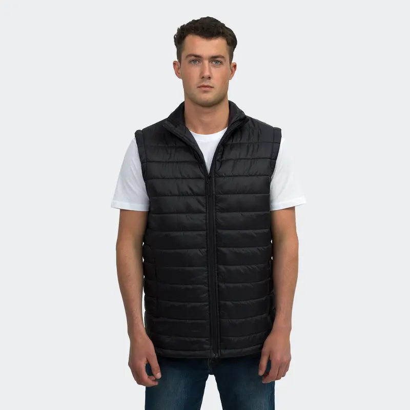 TRENDSWEAR Frazer Mens Puffer Vest – Jackets – available in black colour