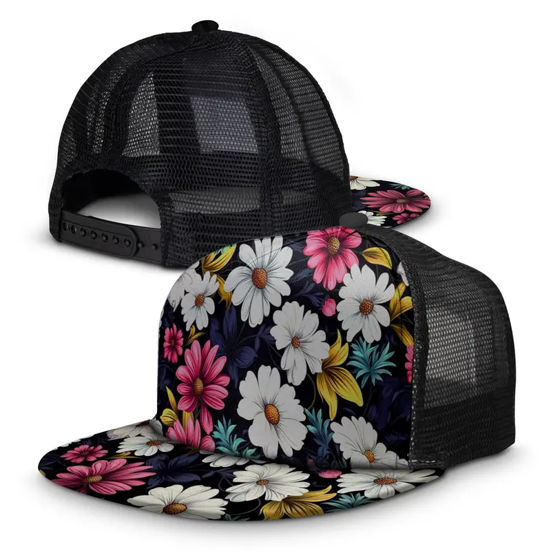 Impala Custom Flat Peak Mesh Cap – Misc Headwear – available in white colour