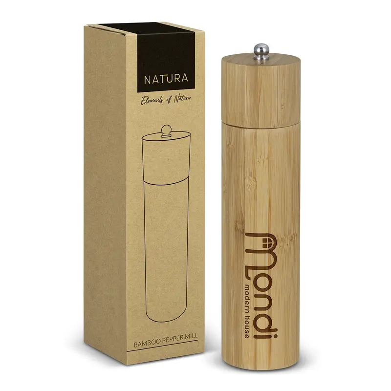 NATURA Bamboo Pepper Mill – Kitchenware – available in beige colour