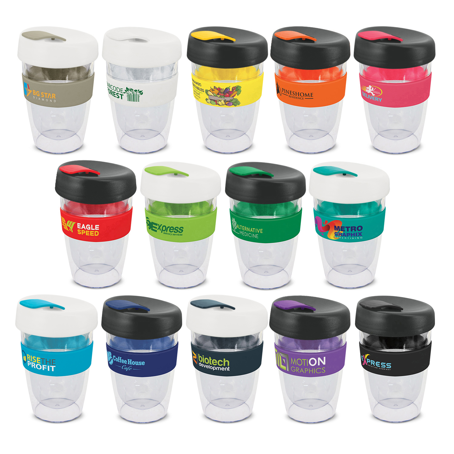 Express Cup Leviosa with Band - 330ml – Reusable Coffee Cups – available in Cup: Clear – photo 1 of 19