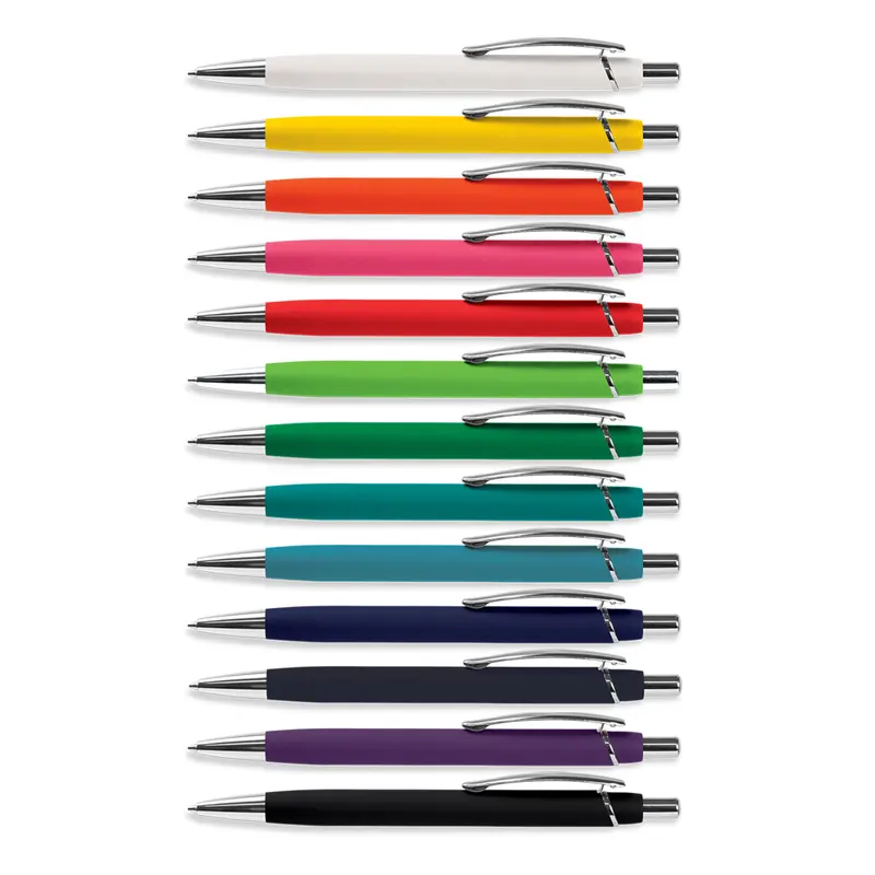 Centurion Soft-Touch Pen – Metal Pens – available in black, blue, green, pink colours and 4 more