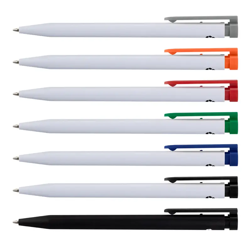 Recycled Plastic Pen – Plastic Pens – available in black, white colours