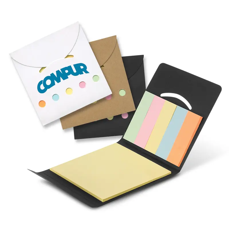 Cameo Pocket Pad – Sticky Notes – available in beige, black, white colours