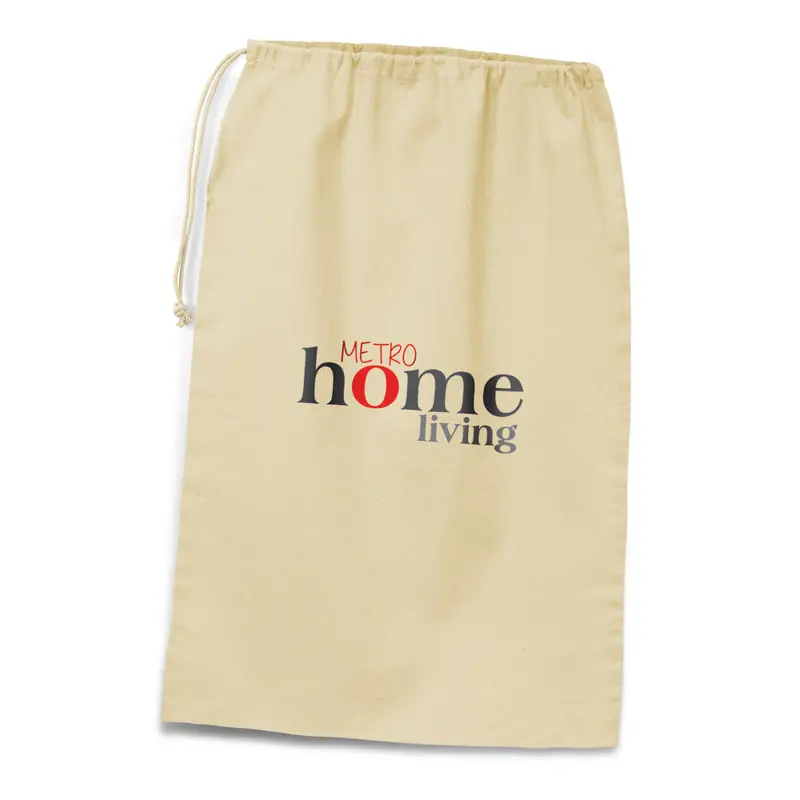 Drawstring Laundry Bag – Drawstring Bags – available in beige colour