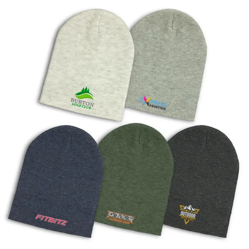 Heather Slouch Beanie – Beanies – available in black, blue, green, grey colours