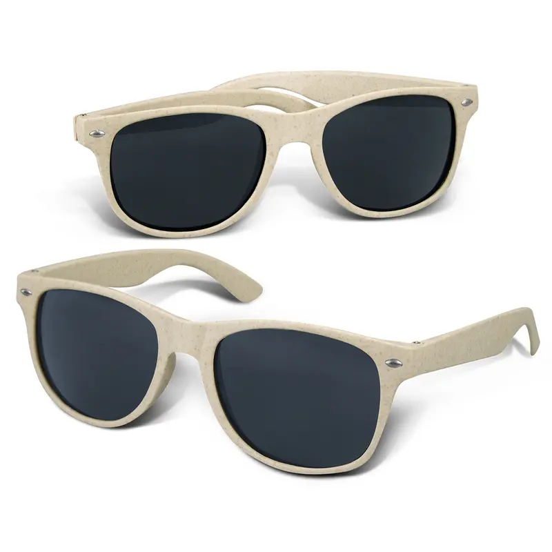 Malibu Sunglasses - Natural – Sunglasses – available in beige colour