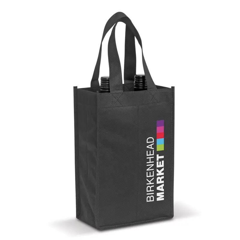 Wine Tote Bag - Double – Wine Carriers – available in black colour