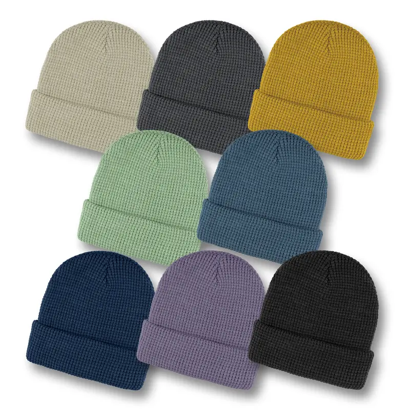 Galway Waffle Beanie – Beanies – available in beige, black, blue, green colours and 3 more
