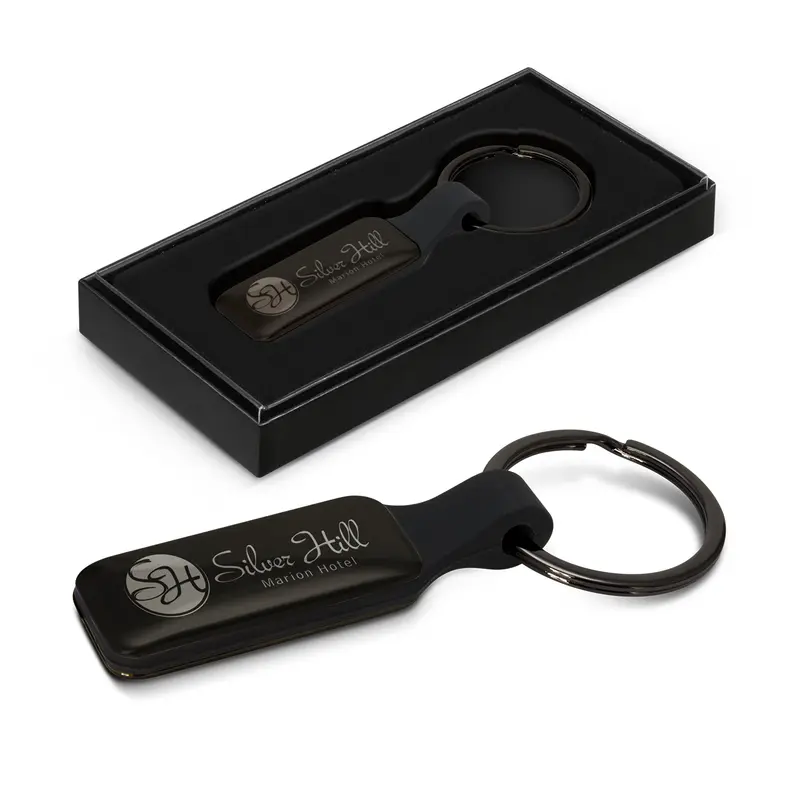 Altos Key Ring - Rectangle – Keyrings – available in silver colour