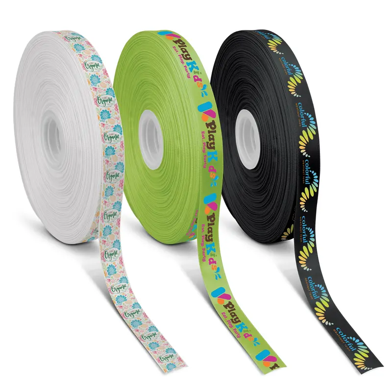 Personalised Ribbon 20mm - Full Colour – Ribbons – available in white colour