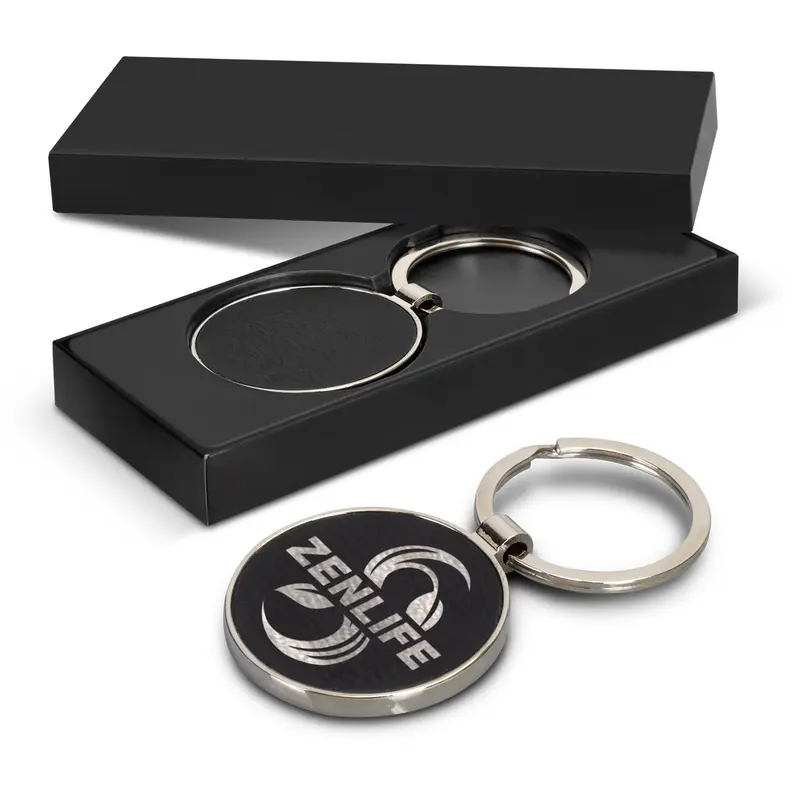 Capulet Key Ring - Round – Keyrings – available in black colour