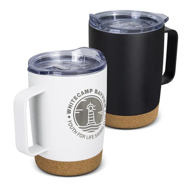 Bardot Vacuum Mug – Travel Mugs – available in black, white colours