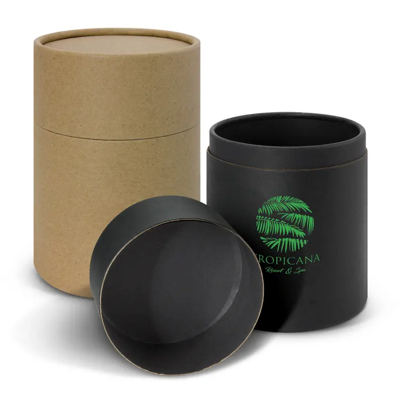 Reusable Cup Gift Tube – Misc Print – available in beige, black colours