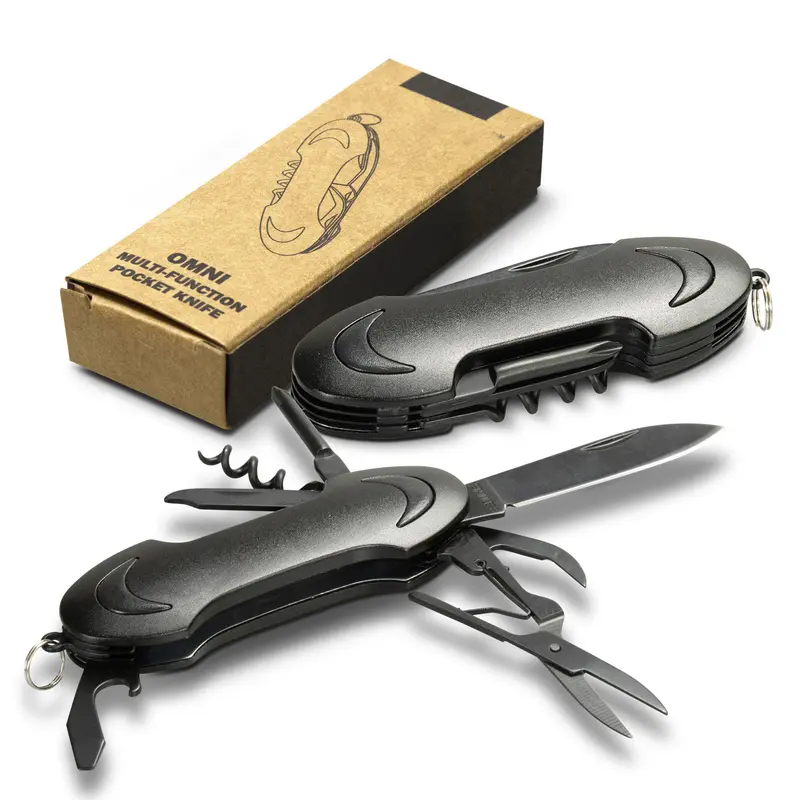 Omni Multi-Function Pocket Knife – Multi Tools – available in black colour