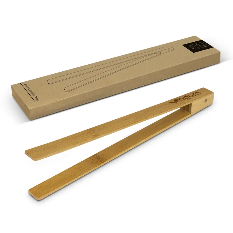 NATURA Bamboo Serving Tongs – Kitchenware – available in beige colour