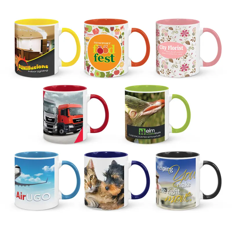 Madrid Coffee Mug - Two-Tone – Mugs – available in black, blue, green, orange colours and 3 more