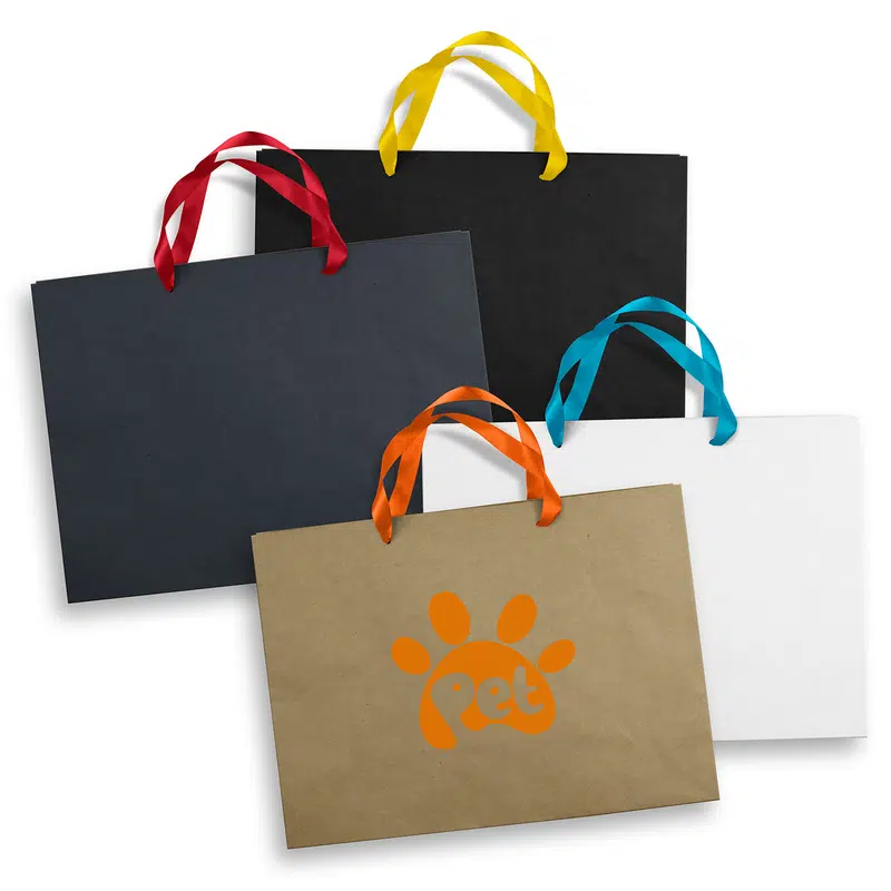 Extra Large Ribbon Handle Paper Bag – Paper Bags