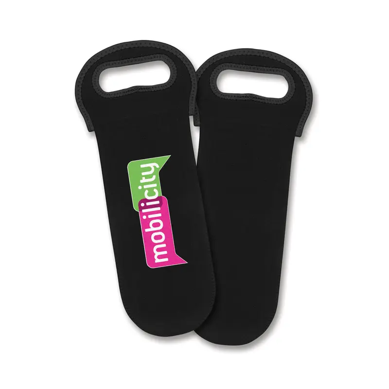 Neoprene Wine Cooler Bag – Wine Carriers – available in black colour