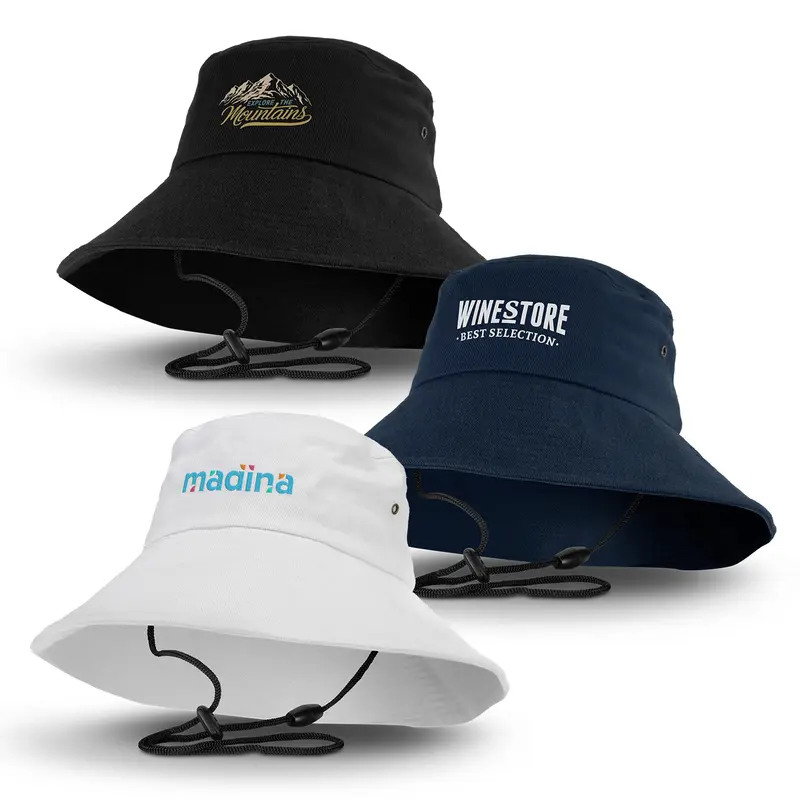 Yuma Bucket Hat – Bucket & Sun Hats – available in black, blue, white colours