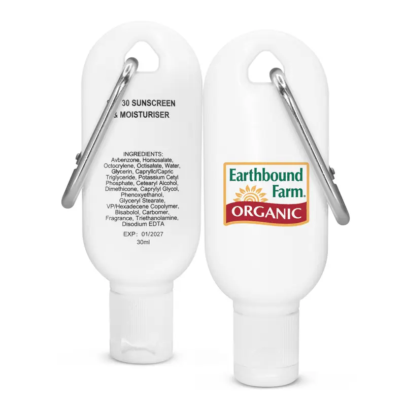 Carabiner Sunscreen - 30ml – Sunscreens – available in white colour