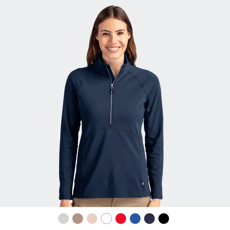 Cutter & Buck Adapt Womens Half Zip – Pullovers