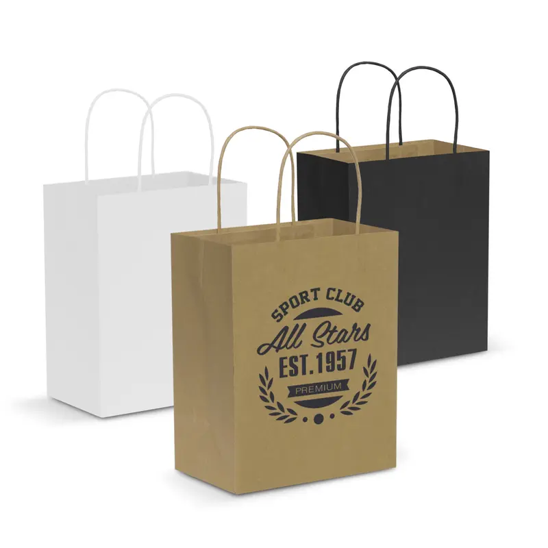 Paper Carry Bag - Medium – Paper Bags – available in beige, black, white colours