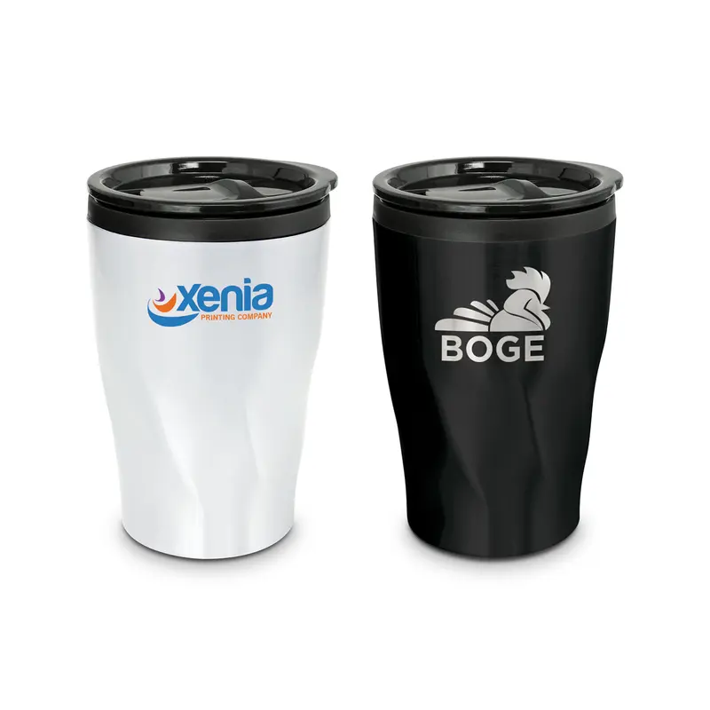 Tornado Coffee Cup – Reusable Coffee Cups – available in black, white colours