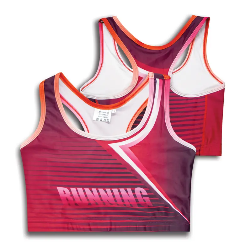 Custom Womens Athletics Crop – Misc Clothing – available in white colour