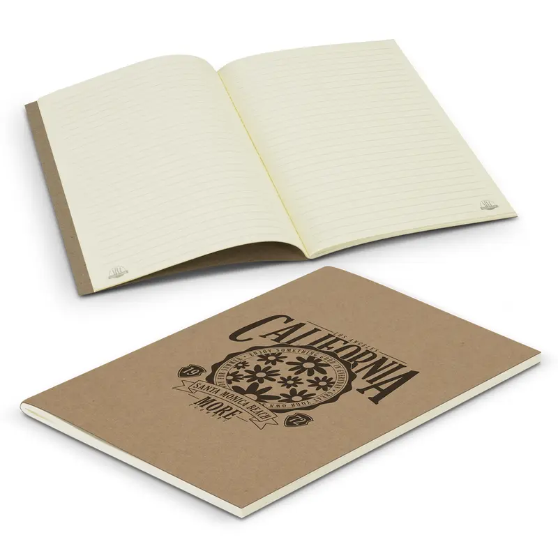 Sugarcane Paper Soft Cover Notebook – Notebooks – available in beige colour