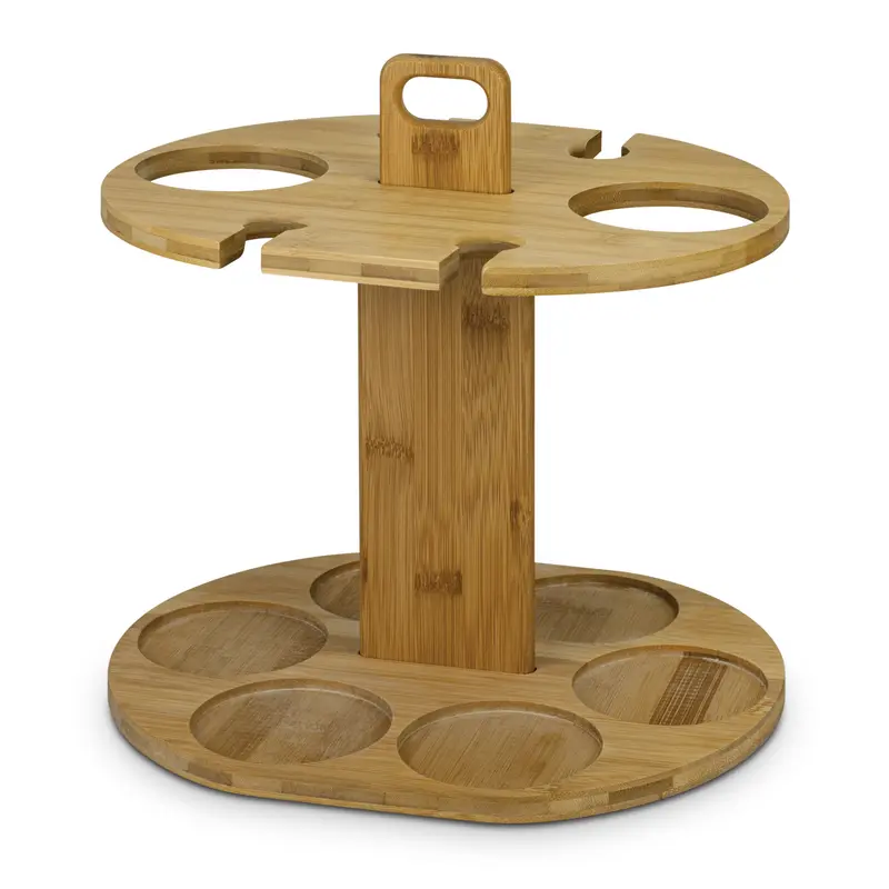 Bamboo Wine Rack – Kitchenware – available in beige colour