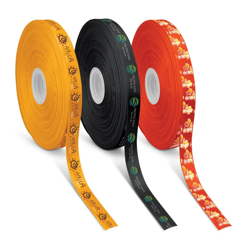 Personalised Ribbon 15mm - Full Colour – Ribbons – available in white colour