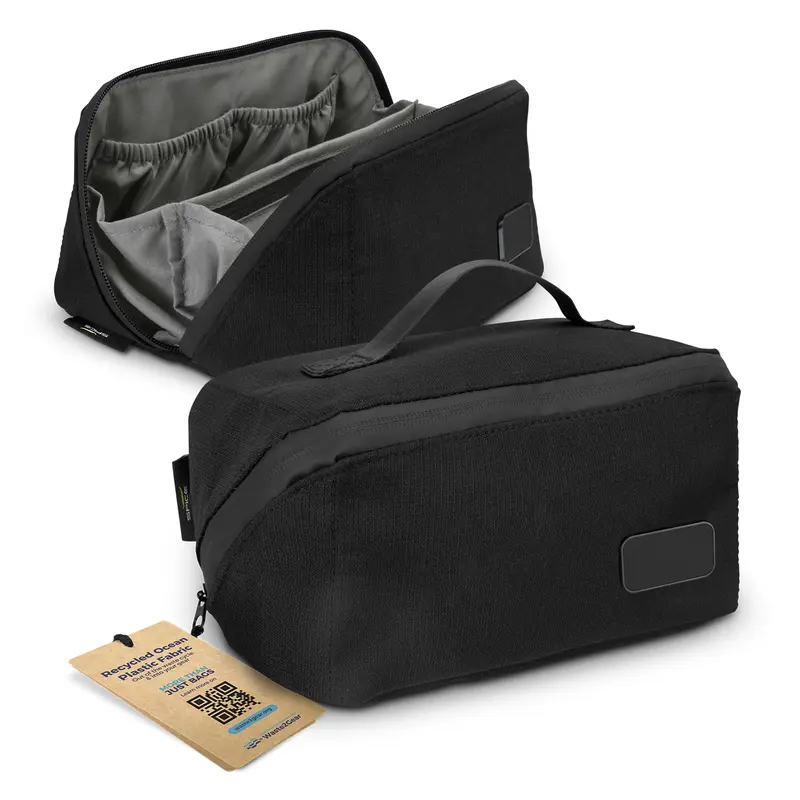 SPICE Waste2Gear Dopp Kit – Toiletry Bags – available in black colour