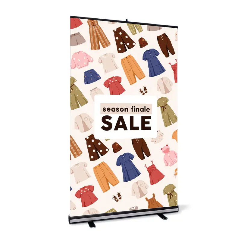 Pull-Up Banner Stand Wide – Banners – available in white colour