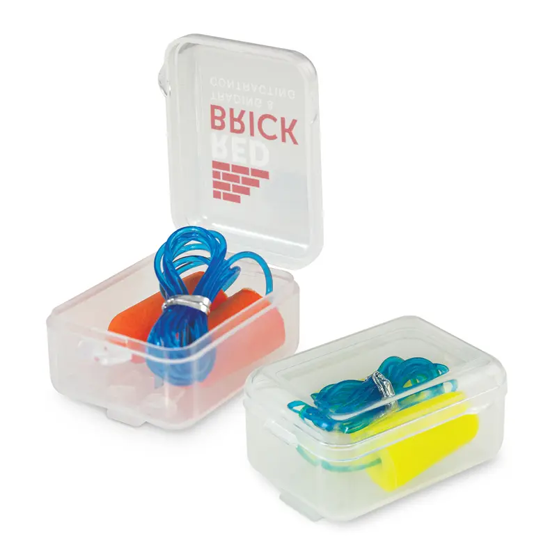 Foam Earplugs with Case – Misc Outdoors – available in white colour