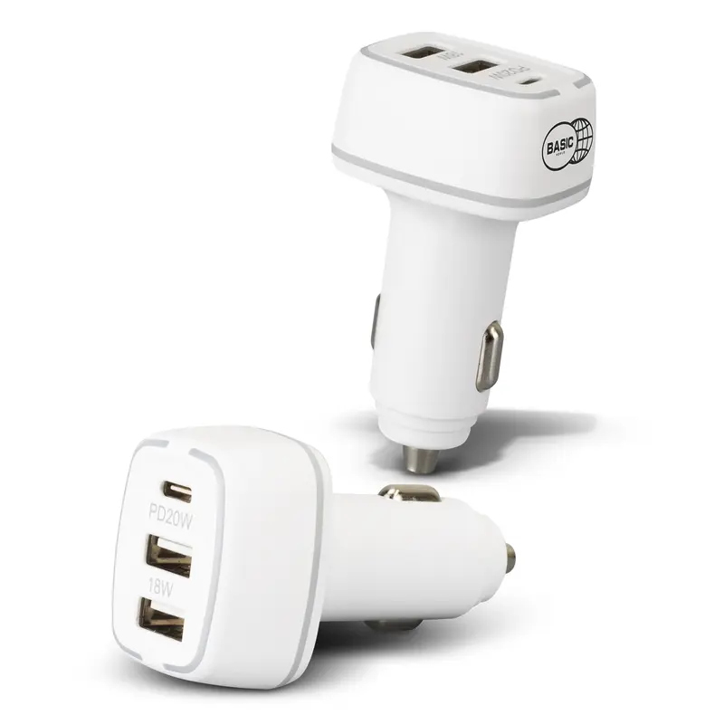 Photon Car Charger – Car Chargers – available in white colour