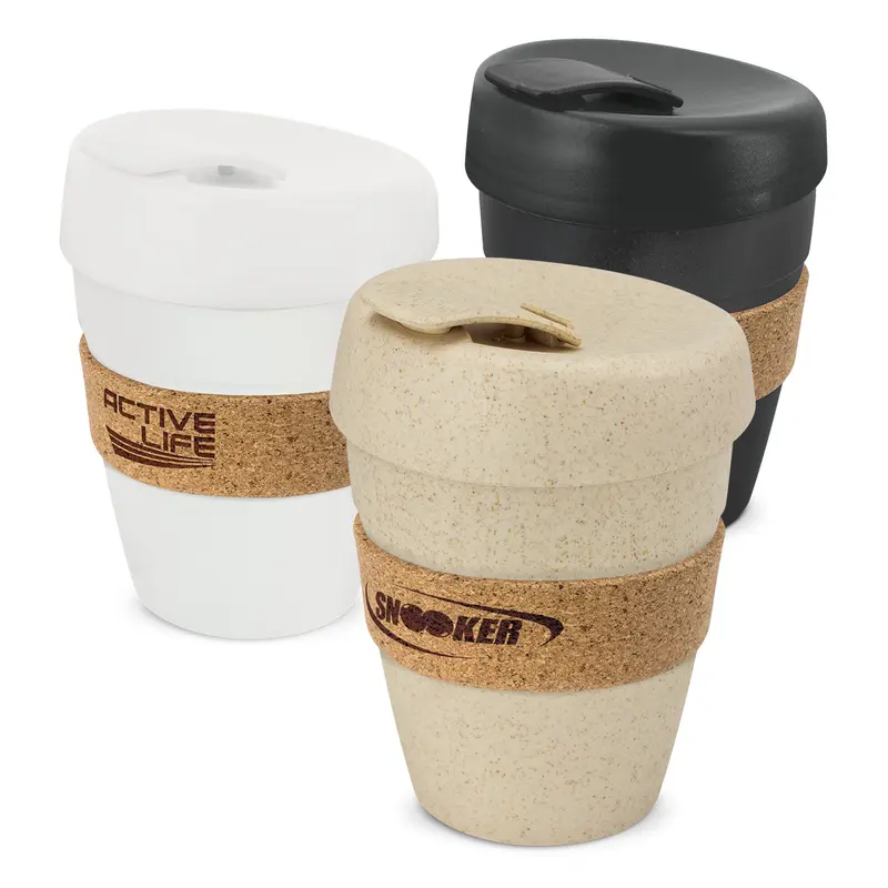 Express Cup Deluxe - Cork Band – Reusable Coffee Cups – available in beige, black, blue, green colours and 4 more