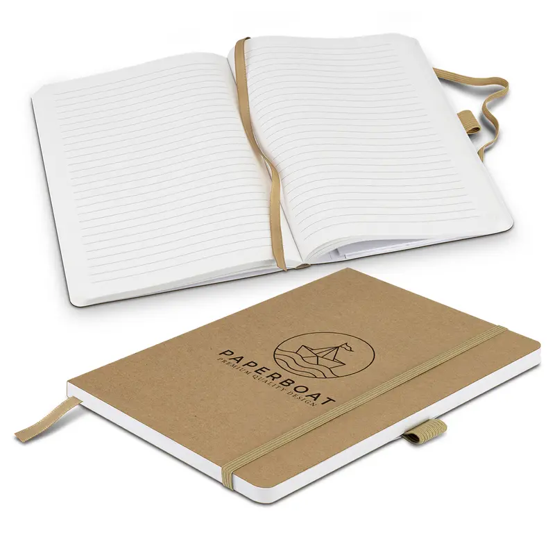 Beaumont Stone Paper Notebook – Notebooks – available in beige colour