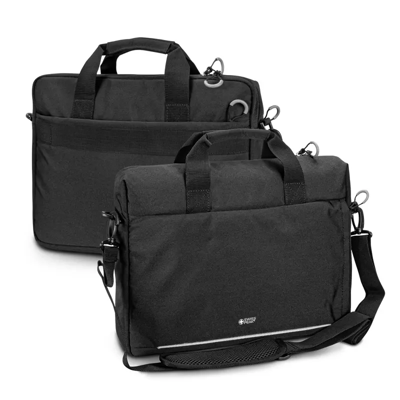 Swiss Peak RFID Laptop Bag – Laptops – available in black colour
