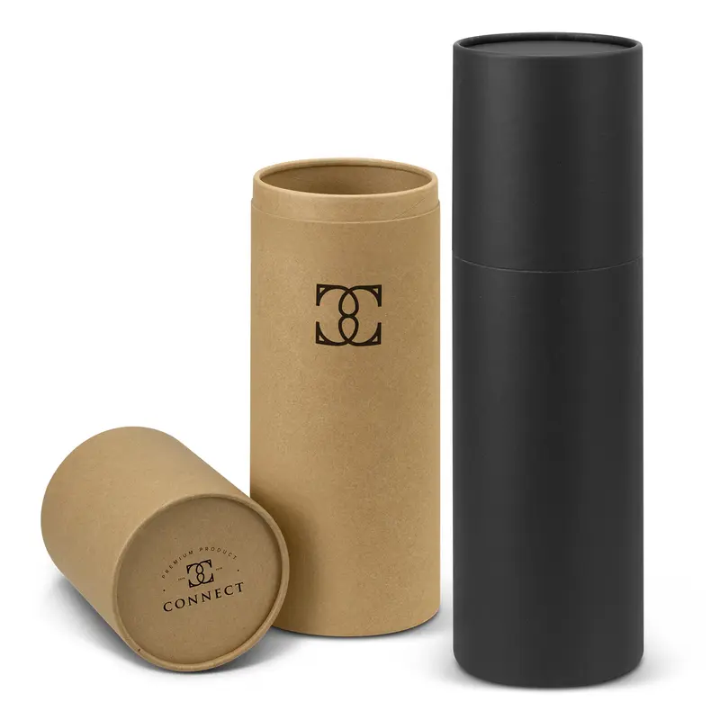 Wine Bottle Gift Tube – Misc Print – available in beige, black colours