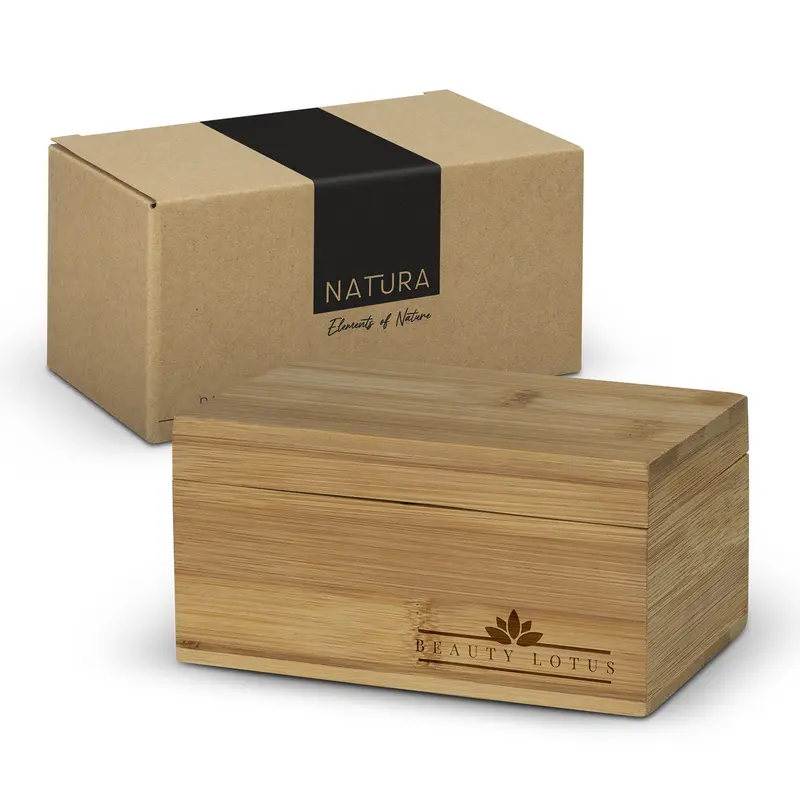 NATURA Bamboo Tea Box – Misc Drinkware – available in beige colour
