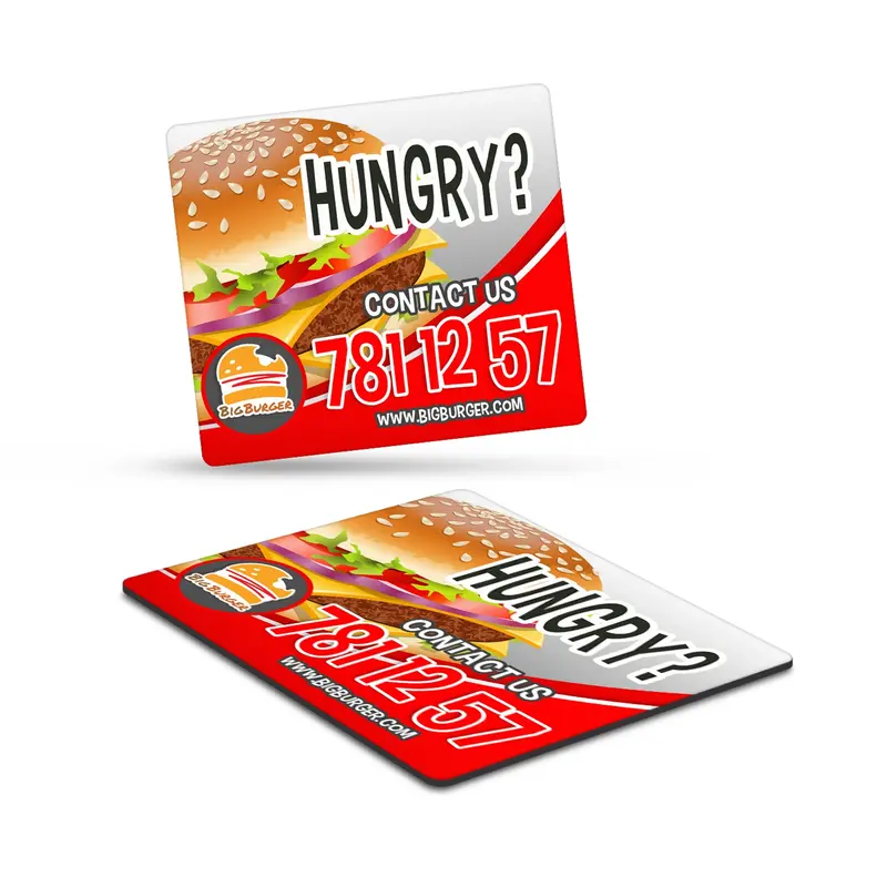 Fridge Magnet 90 x 80mm - Rectangle – Fridge Magnets – available in white colour