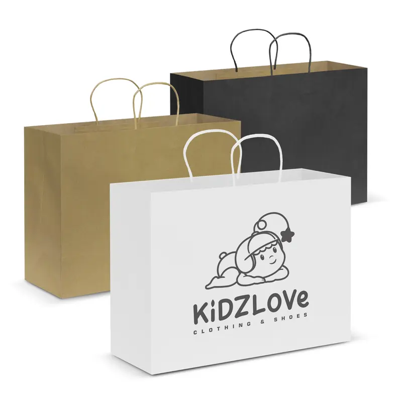 Paper Carry Bag - Extra Large – Paper Bags – available in beige, black, white colours
