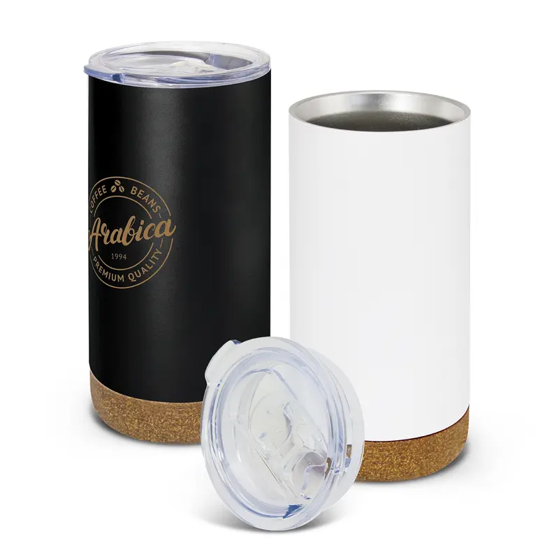 Cyprus Vacuum Cup – Reusable Coffee Cups – available in black, white colours