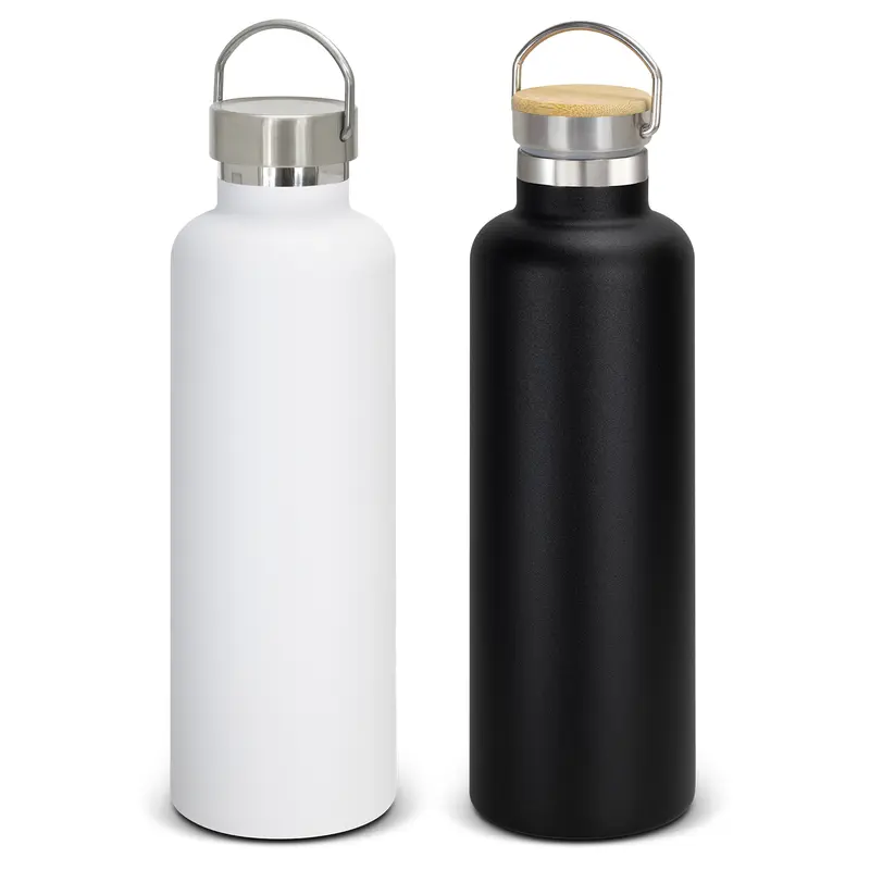 Nomad Deco Vacuum Bottle - 1L – Drink Bottles – available in black, white colours