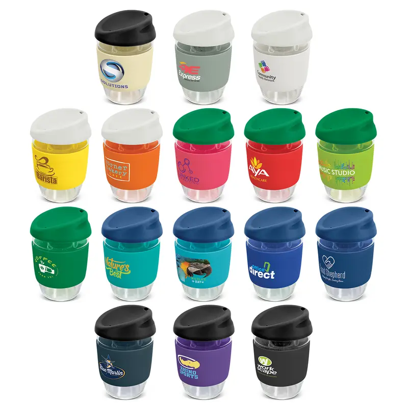Nova Cup - Borosilicate 350ml – Reusable Coffee Cups – available in white colour