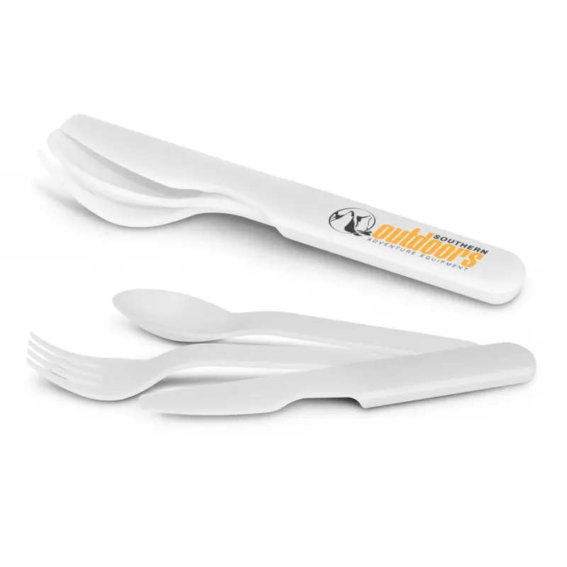 Knife Fork and Spoon Set – Kitchenware – available in white colour