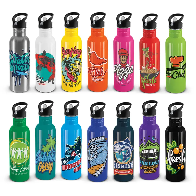 Nomad Bottle – Drink Bottles – available in black, blue, green, orange colours and 6 more